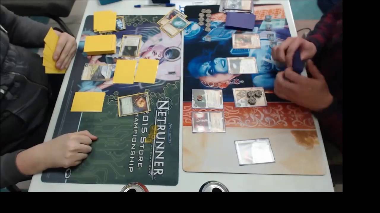 Android: Netrunner Winter Kit Tournament: Round 2 Game 1 - YouTube