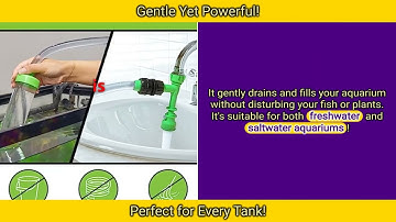 Simplify Aquarium Maintenance with Python No Spill Clean and Fill System