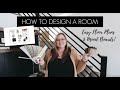 HOW TO DESIGN A ROOM FROM START TO FINISH | How to Make Floor Plans & Mood Boards Easily