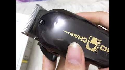 Tông Đơ Cắt Tóc Cao Cấp ChaoBa Nâu CH-808 Chính Hãng