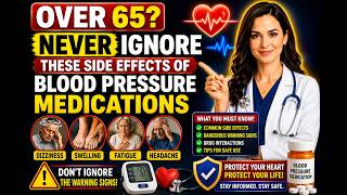 Over 65 Never Ignore These Side Effects of Blood Pressure Medications