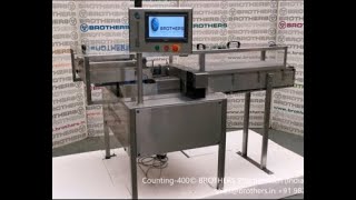Ampoule and Vial Counting and Tray Collection Machine suitable to use for Ampule Vial Filling line
