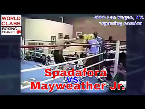 Paul Spadafora vs Floyd Mayweather Jr  Sparring Session 1999 Las Vegas Nevada