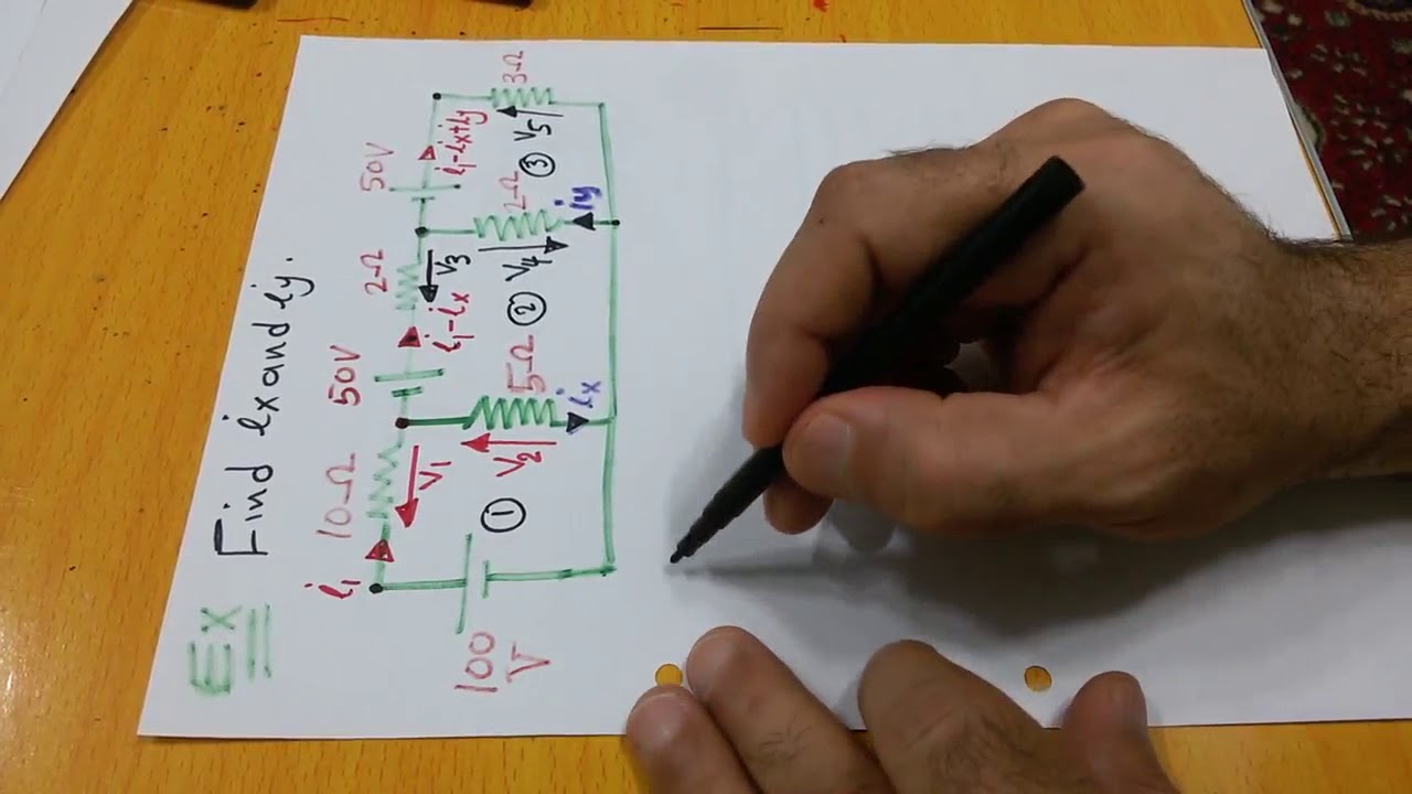 Review before Exam 10: Steps of Kirchhoff's Laws ألخطوات البسيطة لتطبيق قوانين كيرشوف