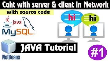 Java MySQL NetBeans Chat Room Saver and Client in Network Part 1  Tech inBox