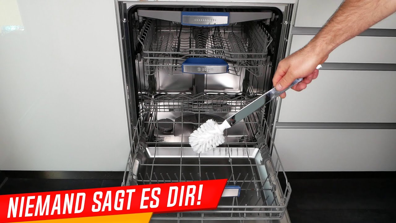 Das MUSS jeder mit seinem Geschirrspüler machen!