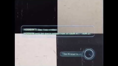 Noggin - Countdown Clock (Black-and-White Floor Version)