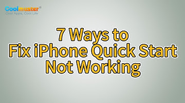 How to Fix iPhone 15 Quick Start Not Working? [7 Fixes]