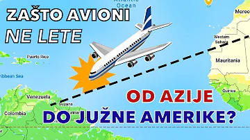 Zašto nema letova između Azije i Južne Amerike i zašto avioni ne lete preko Pacifika?✈️