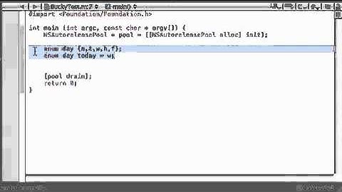 Objective C Programming Tutorial   46   Enumerated Data Types   YouTube