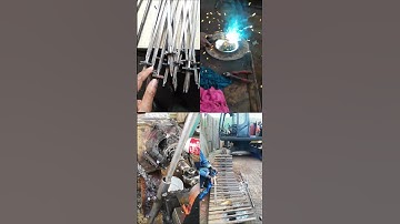 STICK STEEL FOR FIRE CAMPING, MIG WELDING PROCESS TO BUILD UP EDGES, LINE BORING & MELTING BOLT HEAD