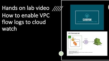 Hands on lab video on how to enable VPC flow logs to cloud watch..