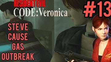 Resident Evil Code Veronica PS5/PS4 Gameplay Part 13 Steve Cause Gas Outbreak 