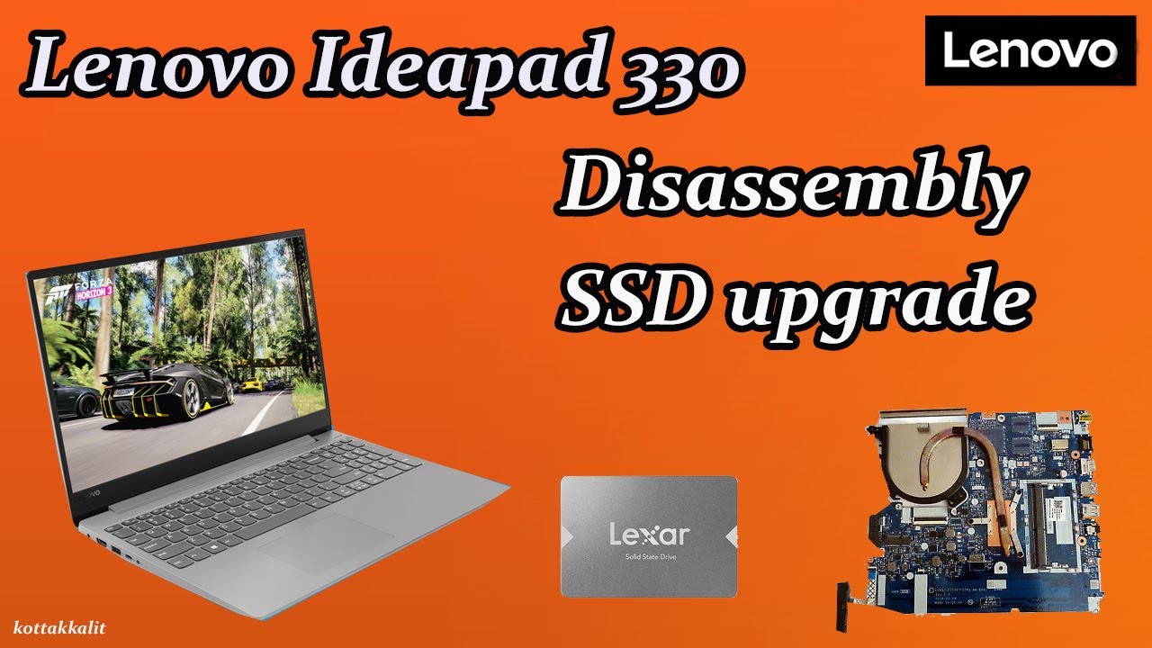 lenovo ideapad 330 upgrade - YouTube