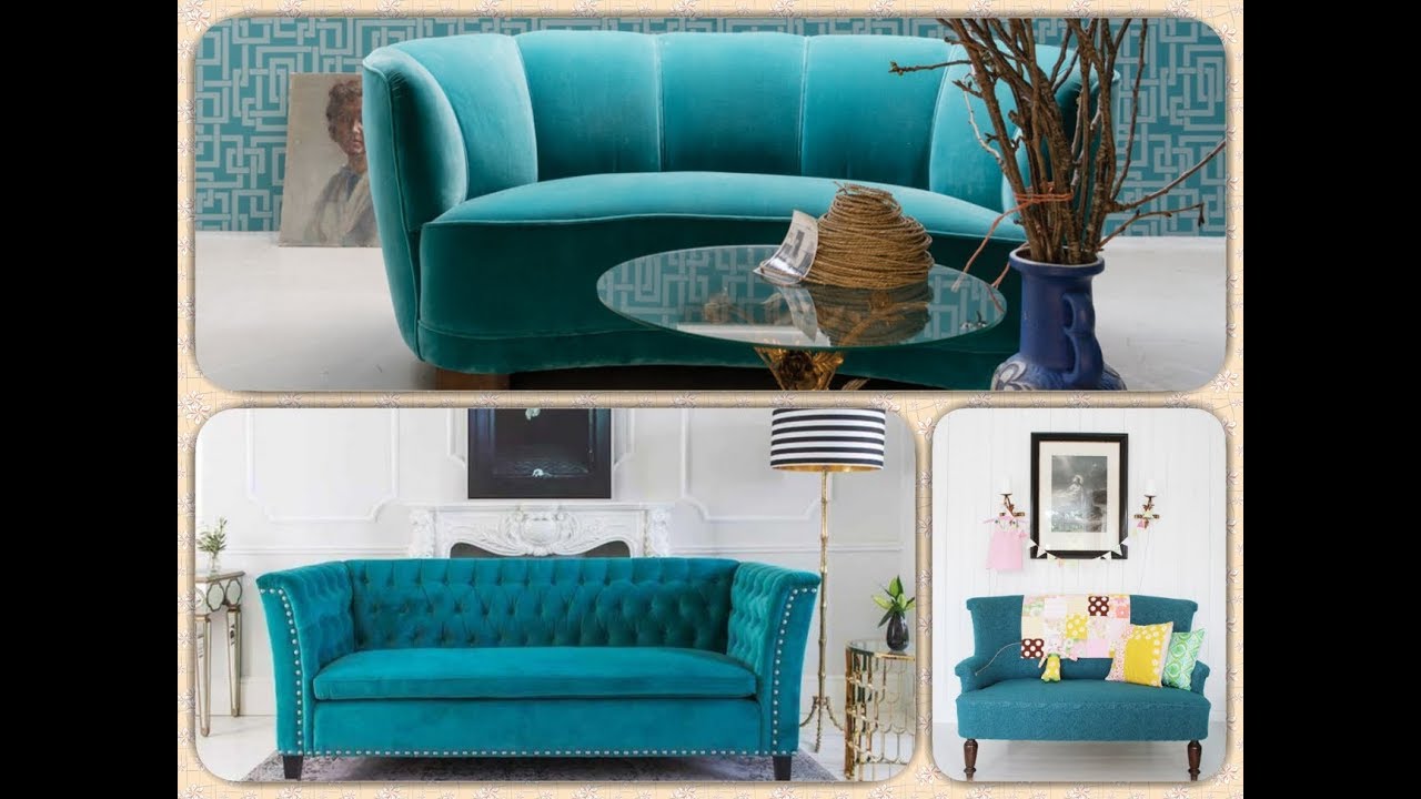 Turquoise Sofa In Interior Finesse And Elegance Of Color YouTube