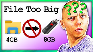 File Too Big For USB Drive When USB Drive Has Enough Free Space