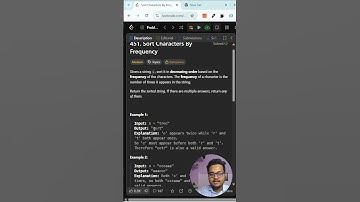 Leetcode 451 - Karakters sorteren op frequentie