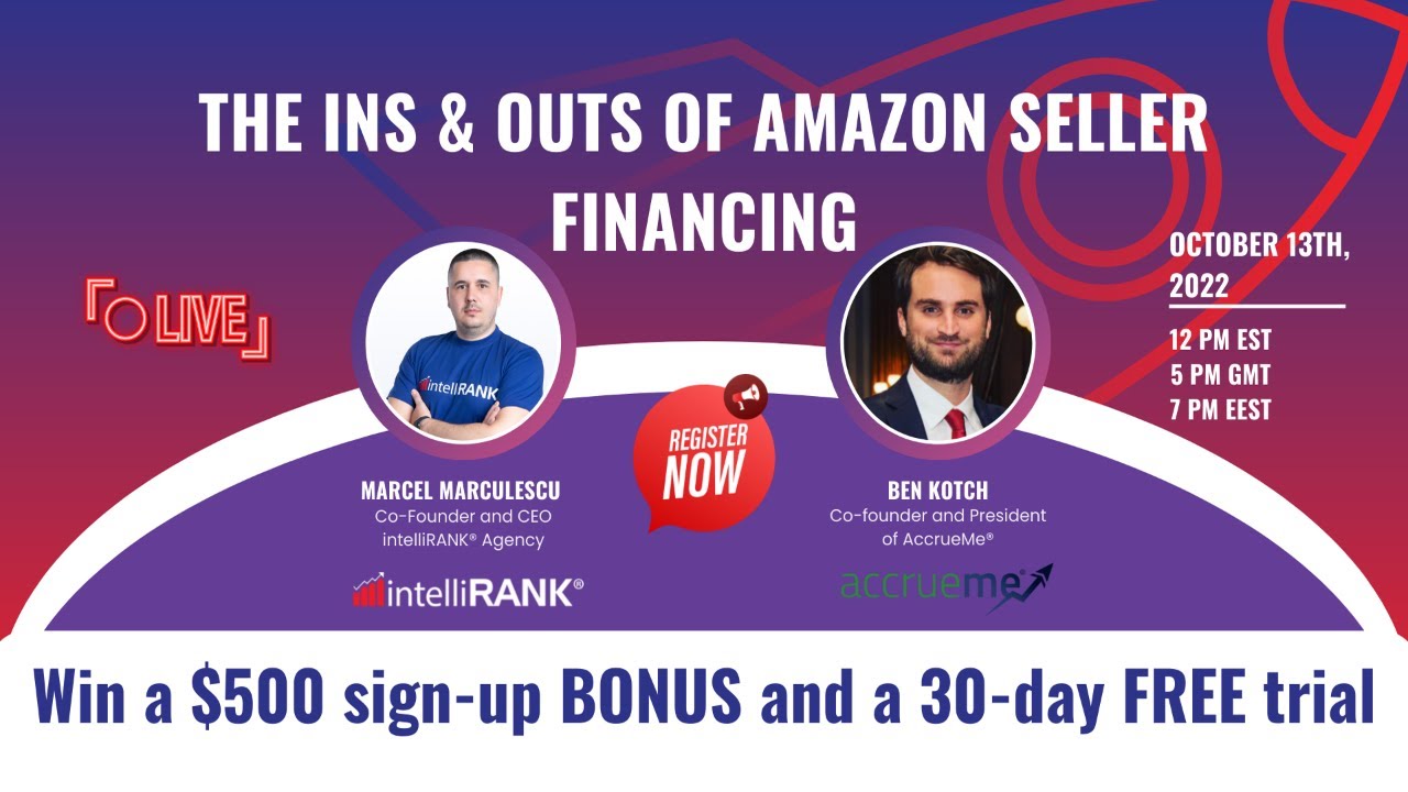 🚀 AccrueMe Live Webinar: The Ins & Outs of Amazon Seller Financing