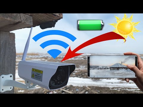 САМАЯ ДЕШЕВАЯ АВТОНОМНАЯ WIFI КАМЕРА НА СОЛНЕЧНОЙ ПАНЕЛЕ 50$