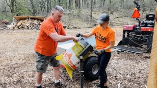 The Firewood Bundle Missing Link  @WolfeRidgeSplitters Firewood Bagging Station