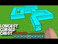 What inside this most LONGEST DIAMOND CHEST in Minecraft ! CURVED CHEST !