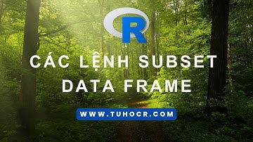 CÁC LỆNH SUBSET DATA FRAME | HDSD R CĂN BẢN