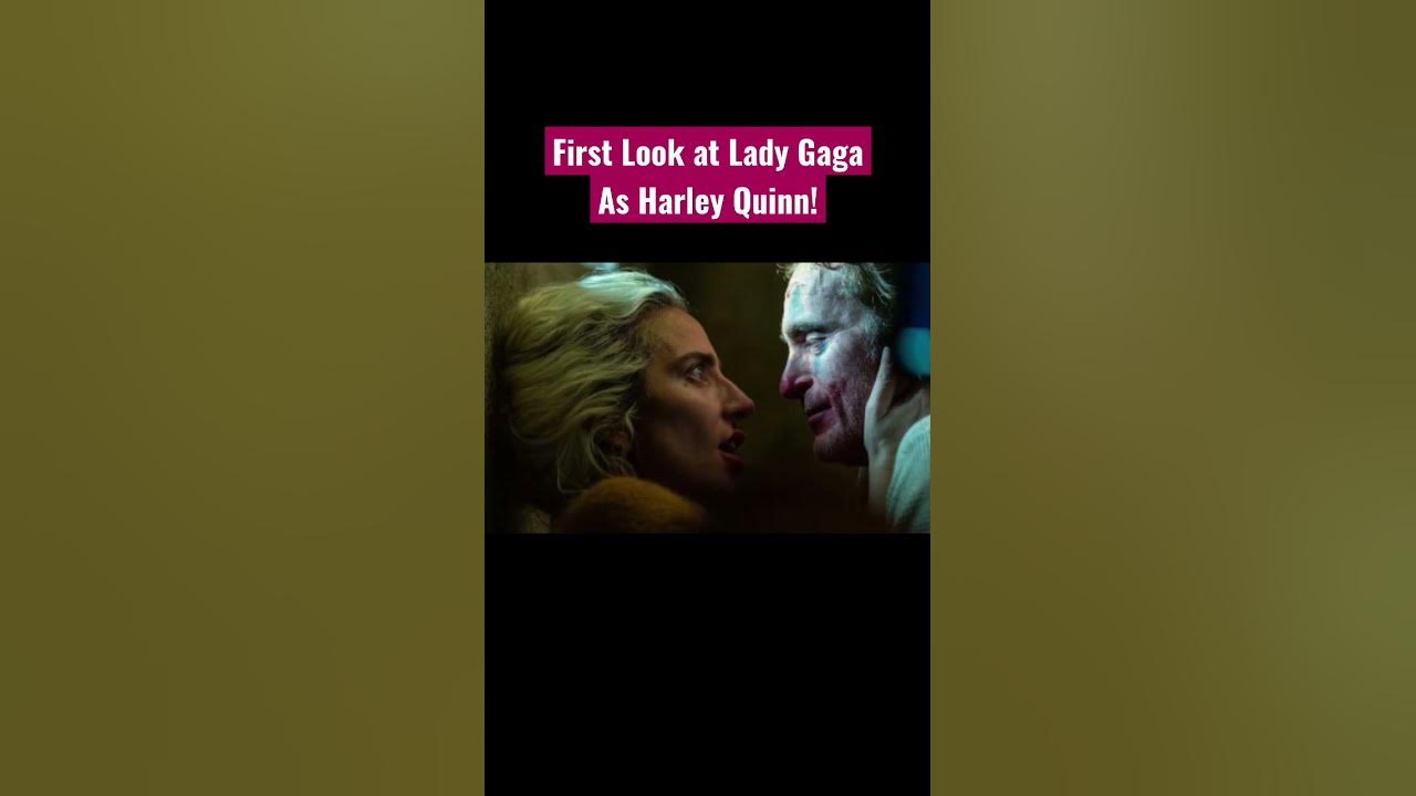 First Look at Lady Gaga as Harley Quinn! #shorts