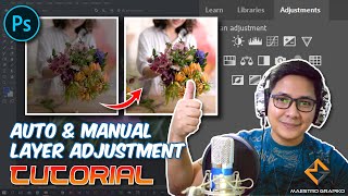Adobe Photoshop AUTO & MANUAL Layer Adjustment