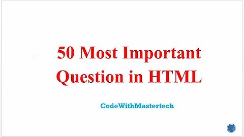 Top 50 HTML MCQs Questions and Answers (English & Hindi)