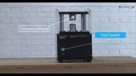Gelon Compact &Fast Gas Driven Crimper for cr20xx series Coin Cells