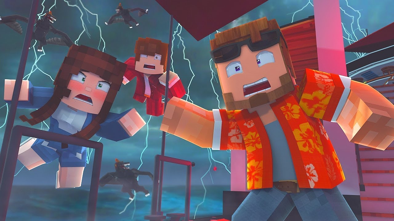 Minecraft Injury Jurassic Cruiselines: FIRST INJURY! - Ep 4 (Minecraft Dinosaur Roleplay ...