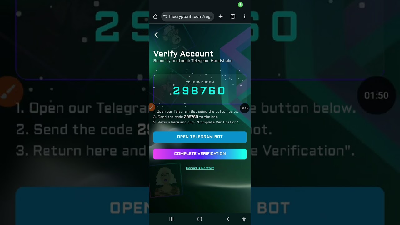 Crypto Nft Account Creation Mathode 👌 ✅️