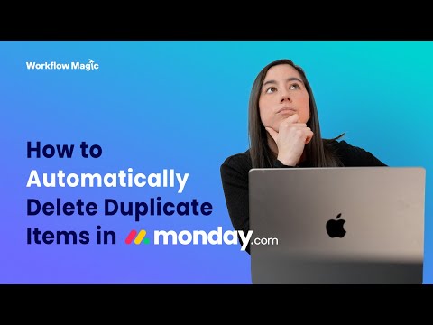 How to Auto-Delete Duplicate Items in monday.com — No Code, No Hassle