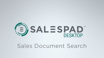 Sales Document Search | SalesPad Desktop