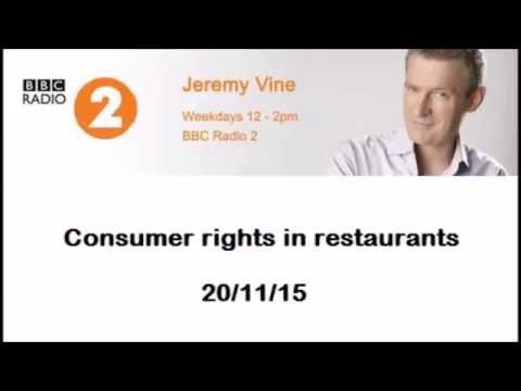 How to complain in restaurants discussed on Jeremy Vine on Radio 2