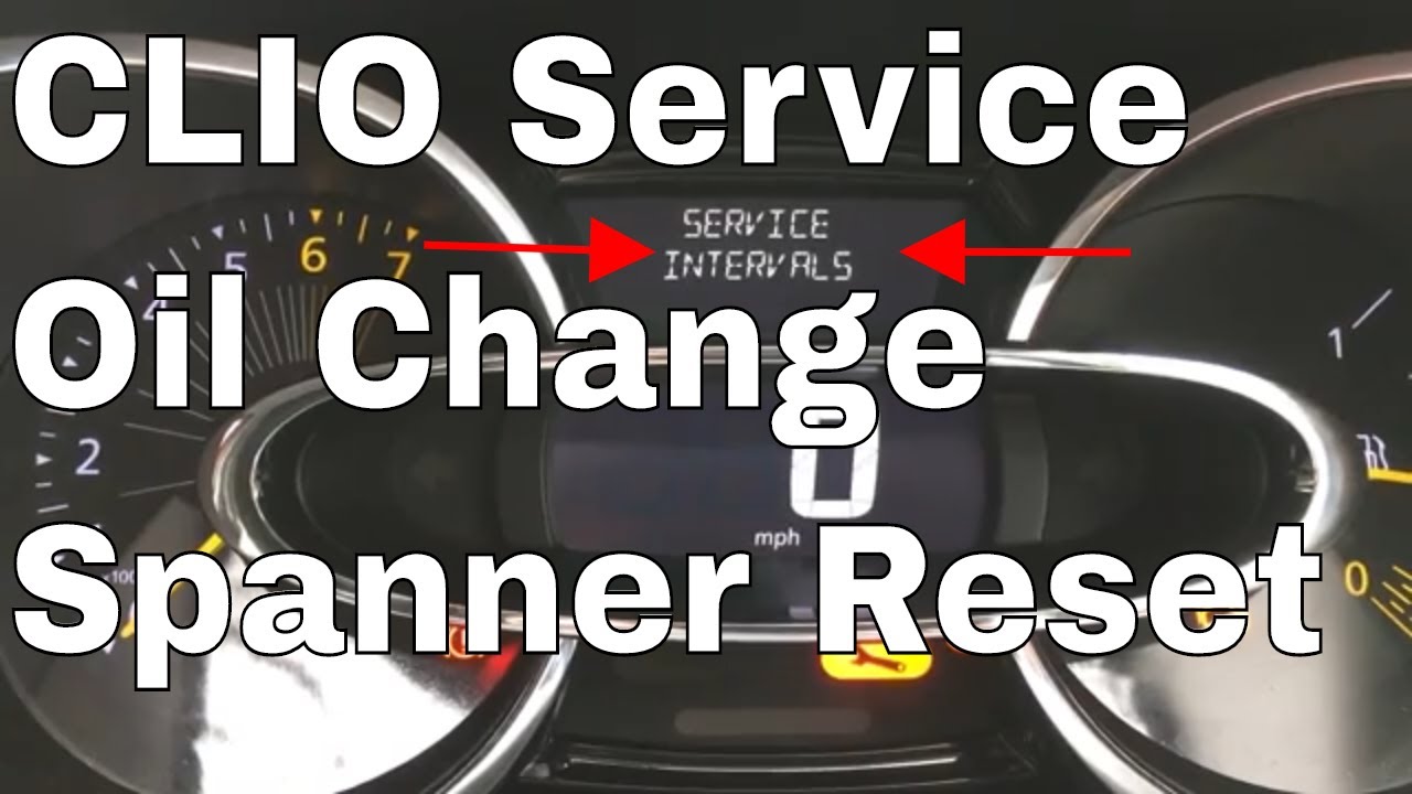 Renault Clio Service Light Reset Spanner Light Reset Oil Change Reset Models 2013 - 2019 Key Card - Youtube