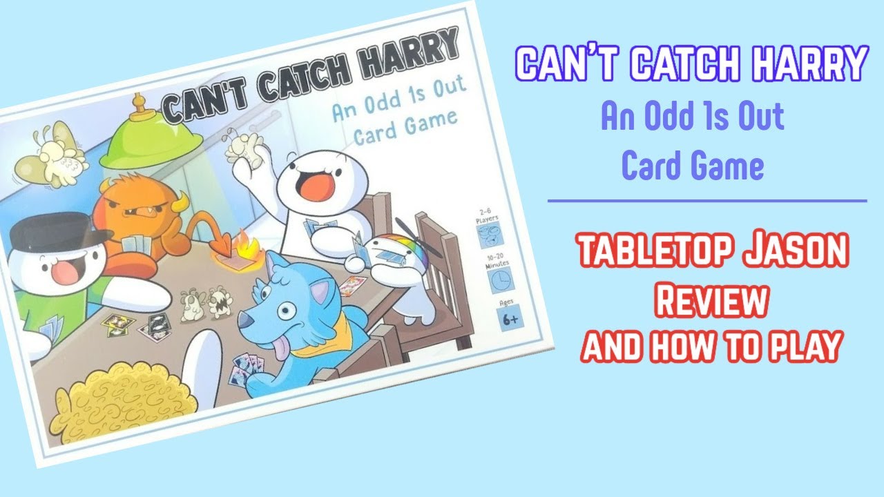 How to play The Odd 1s Out Can't Catch Harry Board Game - YouTube