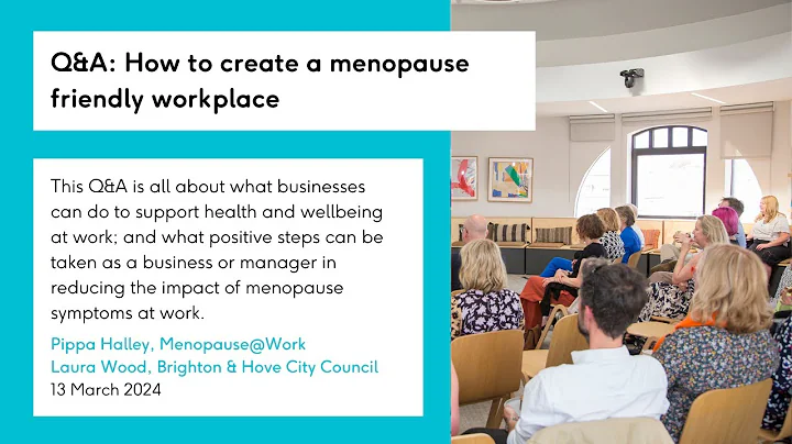 Q&A: How to create a menopause friendly workplace