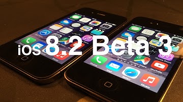 iOS 8.1.2 vs iOS 8.2 Beta 3 on iPhone 4S