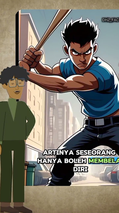 Bertindak untuk membela diri bukan berarti melanggar hukum #animasi @SkyTeachesMemes #fyp