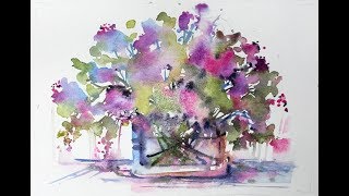 LooseWatercolours.com Beginners 'Square Florals' with Andrew Geeson