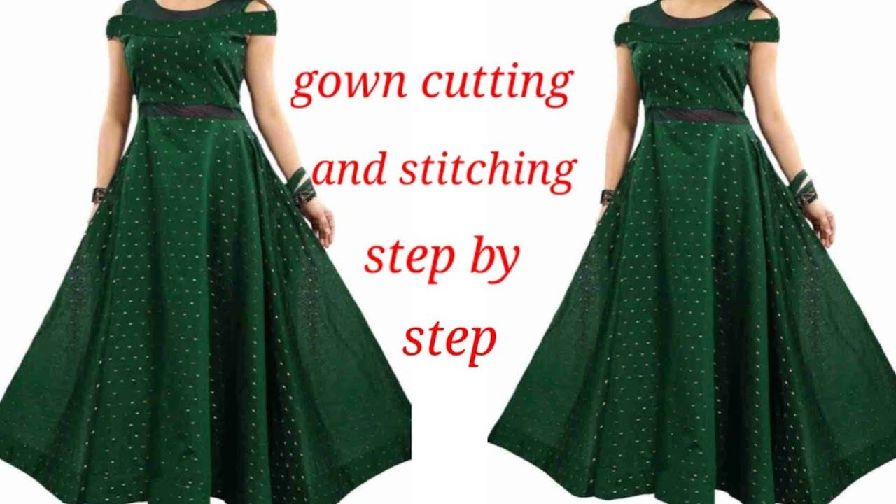 popular long Frock cutting Easy method (part-1) - YouTube