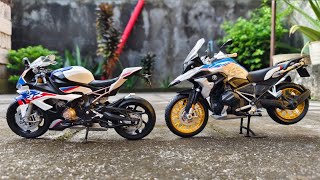 Unboxing of BMW Model Bikes | BMW S1000RR | BMW R1250 GS | Miniature 1:12 Scale Model |