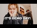 IT'S DEMO DAY! Kitchen & Laundry 50s House Renovation