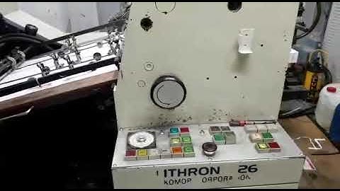 komori lithrone 426 four colour offset printing machine for sale