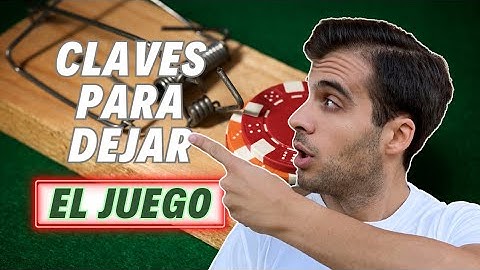CLAVES BÁSICAS para DEJAR de APOSTAR | AYUDA para DEJAR la LUDOPATÍA