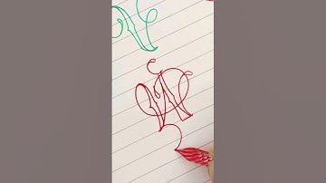 calligraphy letter W #calligraphy #shorts #lettering