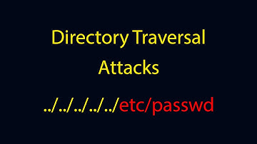 Directory Traversal Attacks