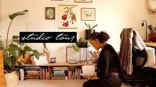 ✧˖°. studio tour ✧˖°. · How I Organise My Art Supplies, Tech, Stationery, and Filming Equipment 🎥🎨