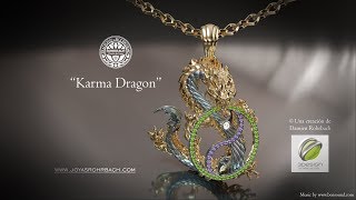 Diseñador de joyas y joyería 3D - KARMA DRAGON - Por Damien Rohrbach con 3DESIGN CAD - Full HD screenshot 3